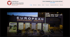 Desktop Screenshot of europeancollision.com